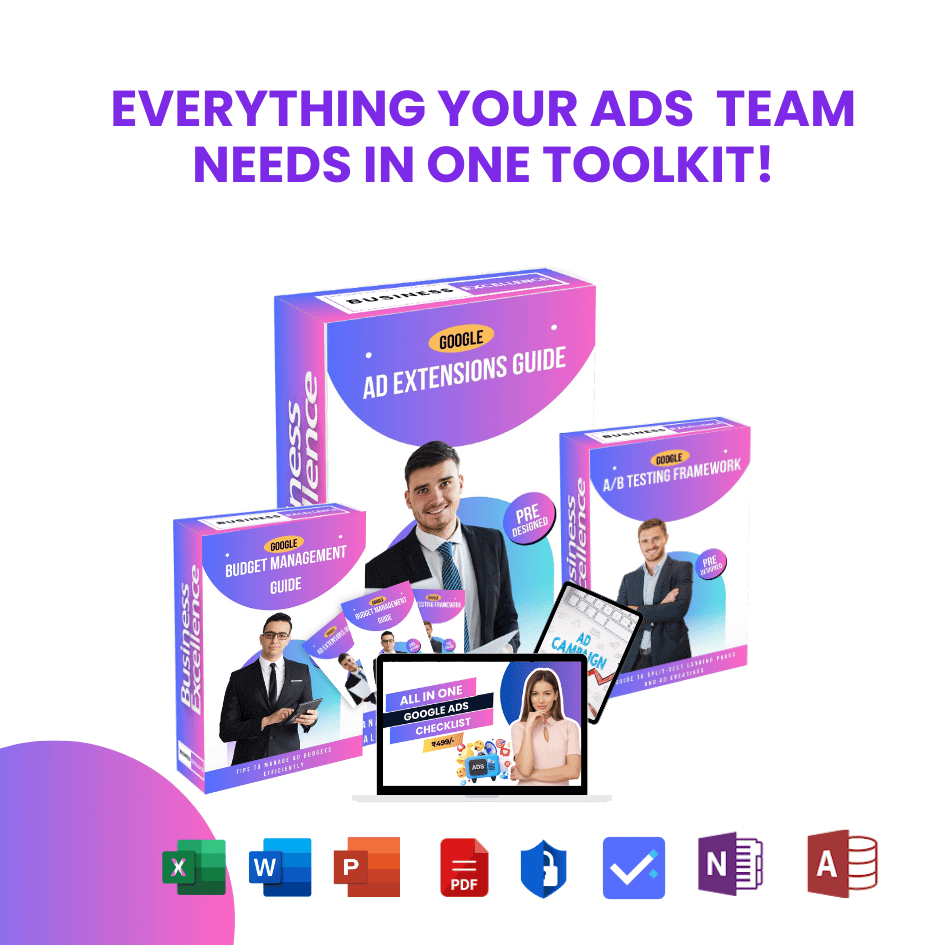 All In One Google ads toolkit and checklist